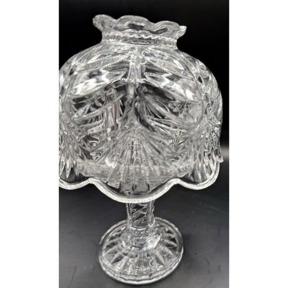 Crystal Clear Industries Two Piece Candle Lamp "Portico" Blown Glass Fairy Lamp - Picture 4 of 7